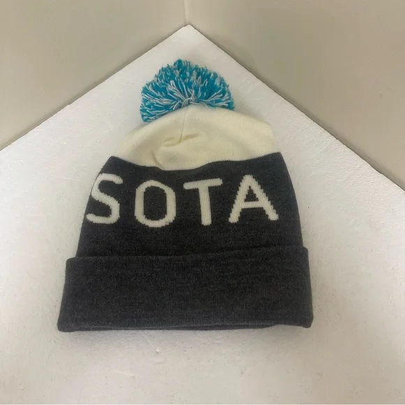 Minnesota “Sota” Multi Color Pom Pom Beanie - Picture 3 of 4